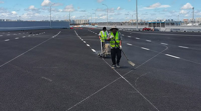 海口道路划线